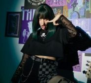 2 In 1 Skull Graphic Drop Shoulder Tee