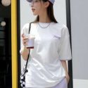 2 In 1 Slogan Graphic Drop Shoulder Tee