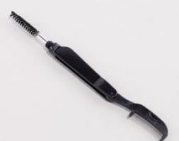 2 In 1 Stainless Steel Eyelash Brush & Eyebrow Brush