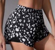 2 In 1 Tulip Hem Athletic Shorts