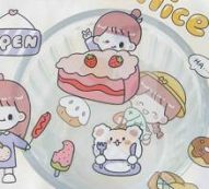 20pcs Cartoon Graphic Random Sticker