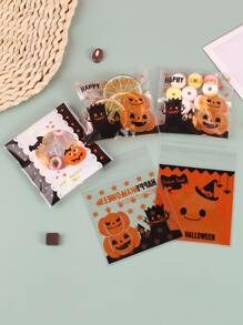 20pcs Halloween Pattern Random Biscuit Bag