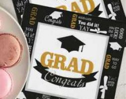 20pcs Letter Graphic Disposable Paper