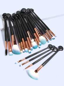 20pcs Shell Handle Makeup Brush Set