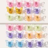 24pcs Butterfly Design Hair Claw