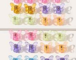 24pcs Butterfly Design Hair Claw