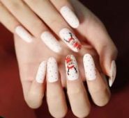 24pcs Christmas Fake Nail