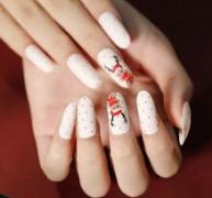 24pcs Christmas Fake Nail