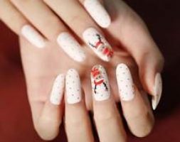 24pcs Christmas Fake Nail