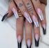24pcs Colorblock Fake Nail
