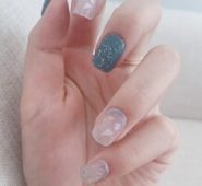 24pcs False Nail & 1sheet Tape & 1pc Nail File