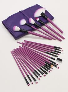 24pcs Makeup Brush Set & 1pc Storage Bag