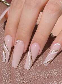 24pcs Minimalist Fake Nail