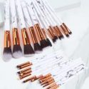 25pcs Marble Pattern Makeup Brush Set