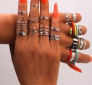 26pcs Beaded Design Ring