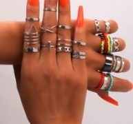 26pcs Beaded Design Ring