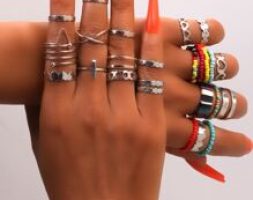 26pcs Beaded Design Ring