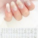 26pcs Graphic Fake Nail & 1pc Nail File