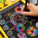 28pcs Clear Spirograph Drawing Ruler