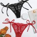 2pack Floral Lace Tie Side Thong Set