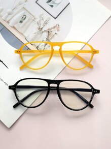 2pairs Anti-Blue Light Frame Eyeglasses