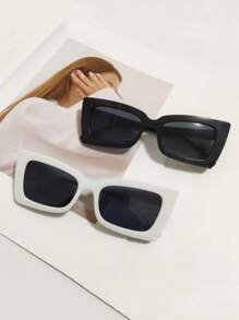 2pairs Cat Eye Frame Sunglasses