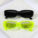 2pairs Guys Geometric Frame Sunglasses