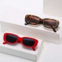 2pairs Rectangle Frame Sunglasses