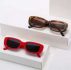 2pairs Rectangle Frame Sunglasses