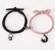 2pcs Astronaut Decor Rope Bracelet