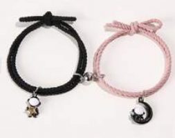 2pcs Astronaut Decor Rope Bracelet