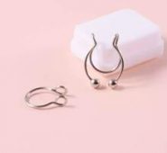 2pcs Ball Nose Ring