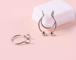 2pcs Ball Nose Ring