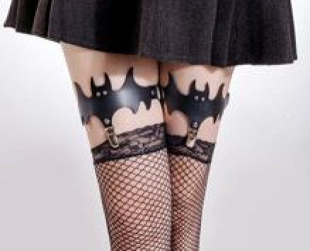 2pcs Bat Decor Thigh Garter