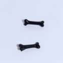 2pcs Bone Decor Hair Clip