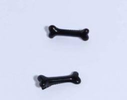 2pcs Bone Decor Hair Clip