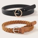 2pcs Braided O-ring Buckle Belt