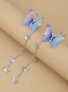 2pcs Butterfly Decor Hair Clip