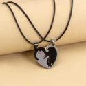 2pcs Cat Charm Necklace