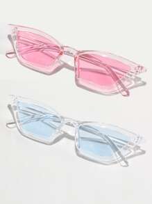 2pcs Cat Eye Sunglasses