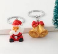 2pcs Christmas Pendant Keychain