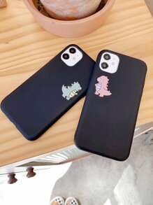 2pcs Dinosaur Pattern iPhone Case