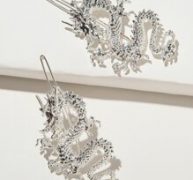 2pcs Dragon Decor Hair Clip