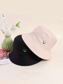 2pcs Embroidery Bucket Hat