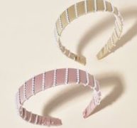 2pcs Faux Pearl Headband
