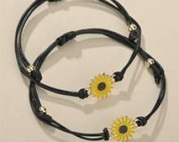 2pcs Flower String Bracelet