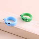 2pcs Frog Decor Ring
