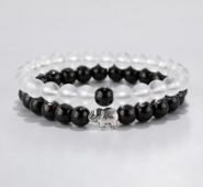 2pcs Guys Animal Decor Beaded Bracelet