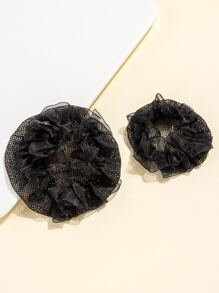 2pcs Hair Bun Cover Net