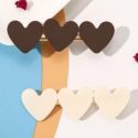 2pcs Heart Hair Clip